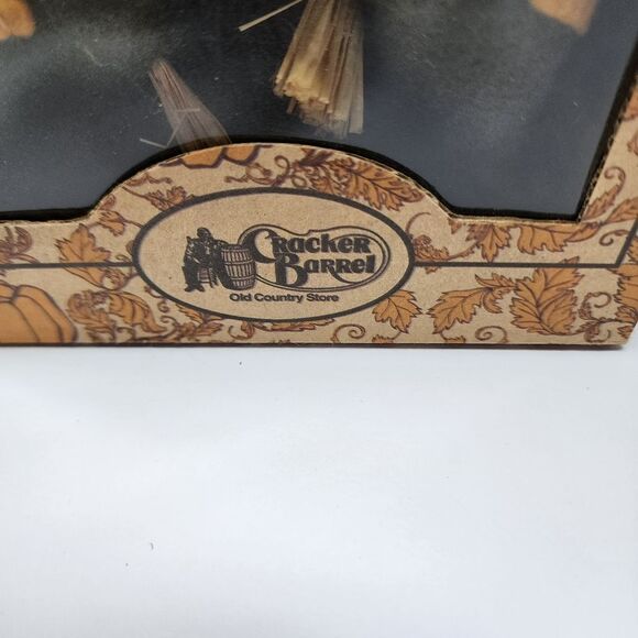 Vintage 11" Scarecrow Porcelain Doll from Cracker Barrell with Box - Picture 2 of 9